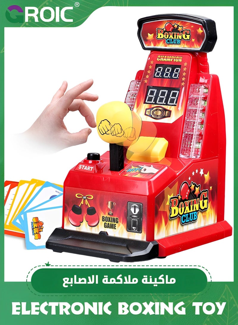 Table Boxing Game,Finger Elastic Machine, Children's Mini-integral Finger Boxing Machine,Parent-child Interactive Game machine, Board Game