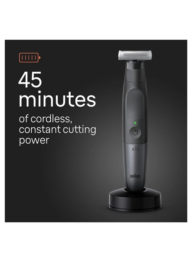 XT5300 hybrid trimmer Face & body with 4D-flex blade, waterproof, 6 combs, pouch, charging stand