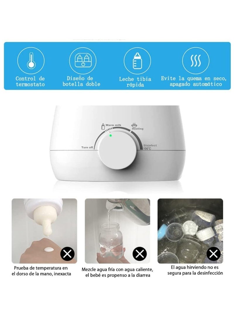 3-in-1 Baby Bottle Steam Sterilizer, Food Heater & Warmer – BPA-Free, Fast Warming for Breast Milk & Formula, Accurate Temperature Control