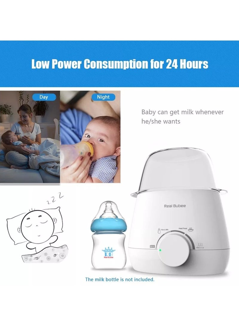 3-in-1 Baby Bottle Steam Sterilizer, Food Heater & Warmer – BPA-Free, Fast Warming for Breast Milk & Formula, Accurate Temperature Control