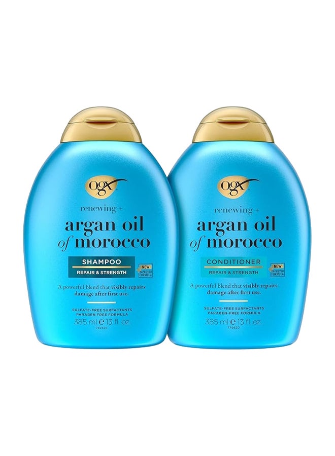 Ogx Renewing + Argan Oil Of Morocco Shampoo And Conditioner Combo Pack, 770Ml