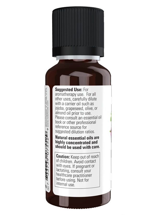Essential Oils, Geranium Oil, Soothing Aromatherapy Scent, Steam Distilled, 100% Pure, Vegan, Child Resistant Cap, 1-Ounce