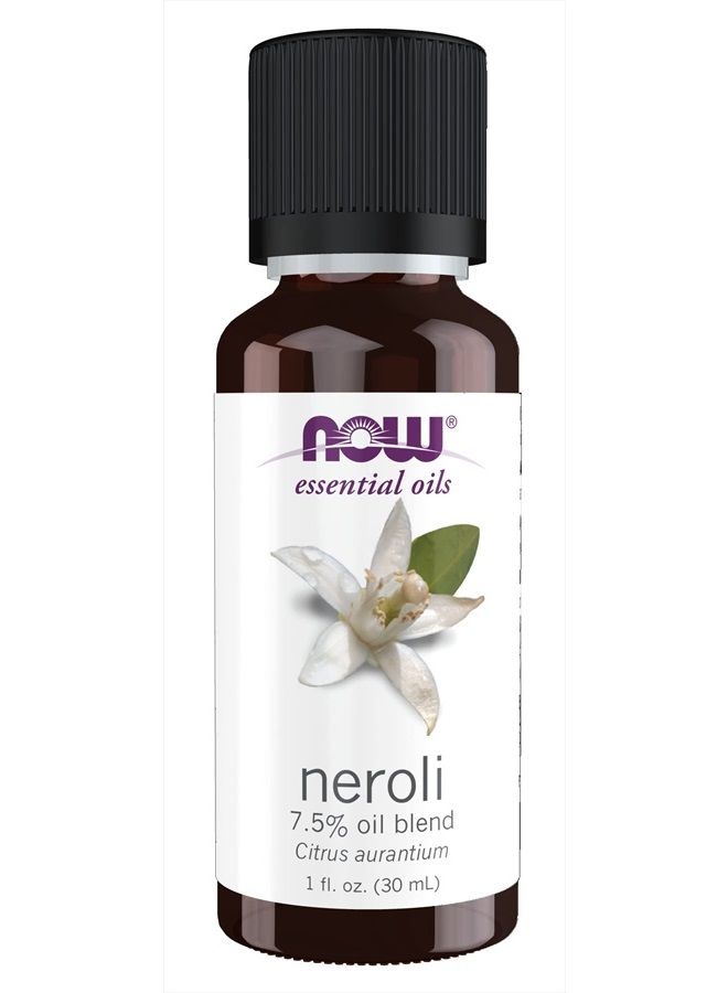 Essential Oils, Neroli Oil, Deeply Floral Aromatherapy Scent, Steam Distilled, 100% Pure, Vegan, Child Resistant Cap, 1-Ounce