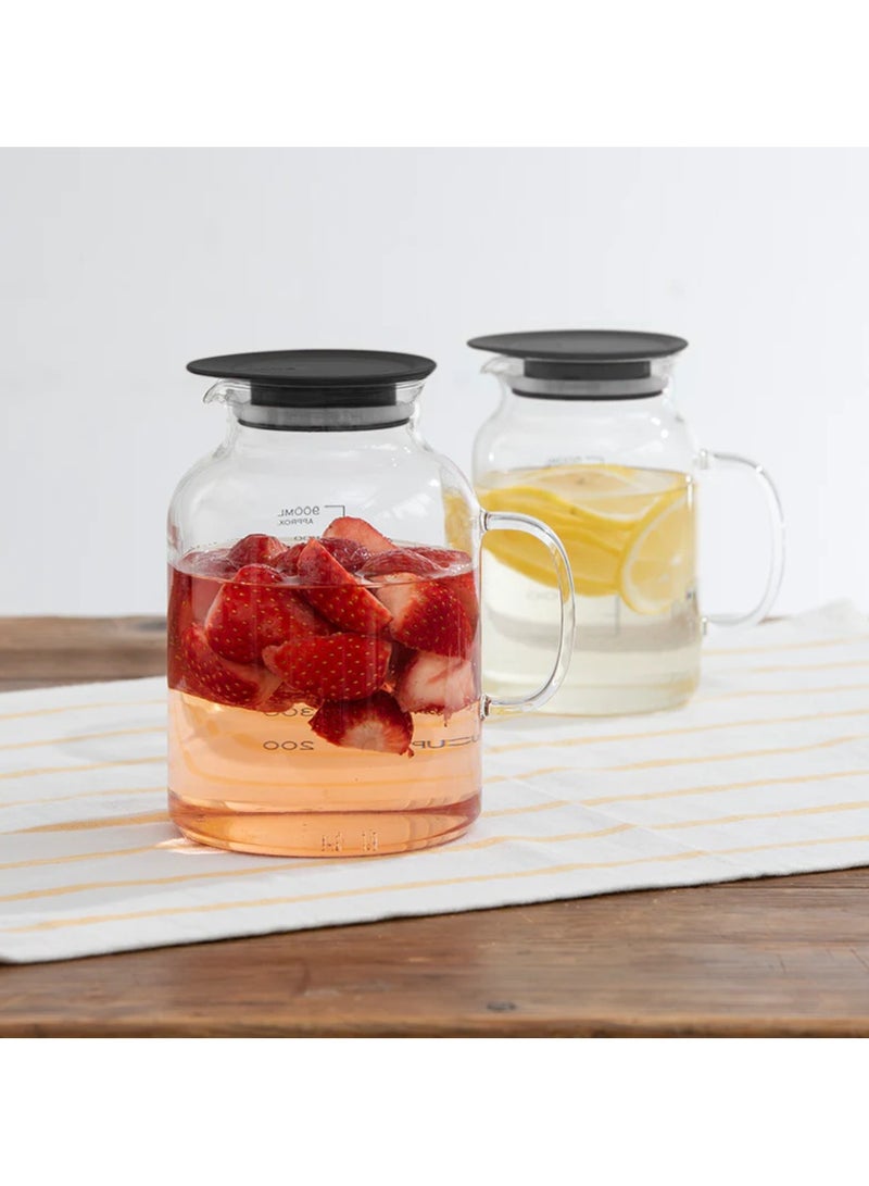 Vinegar's Fruit Pot with Handle 1 L, Clear