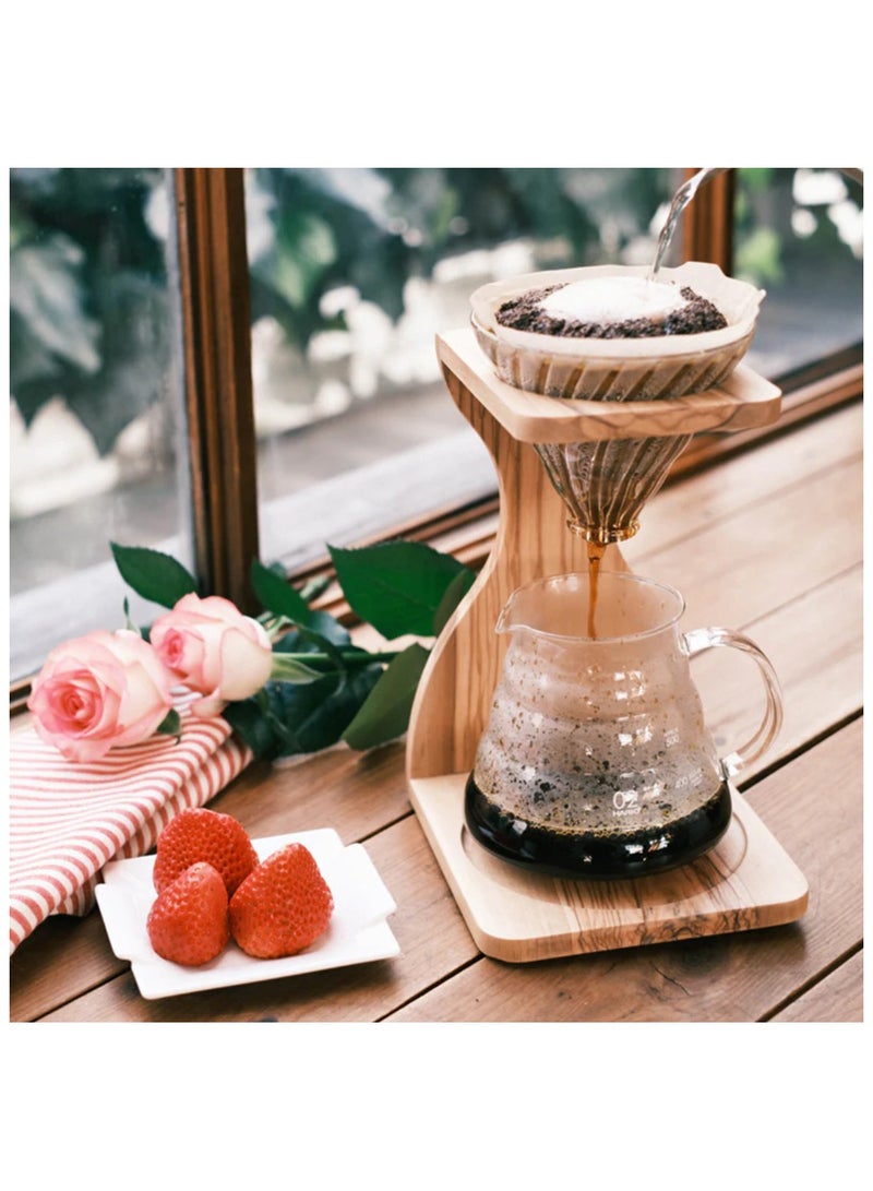 V60 Olive Wood Stand Set 02