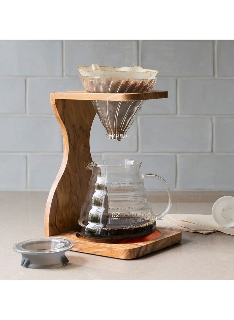 V60 Olive Wood Stand Set 02