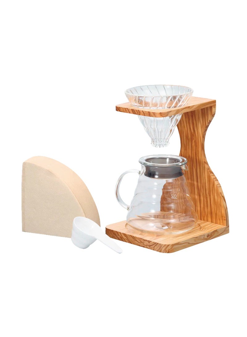 V60 Olive Wood Stand Set 02