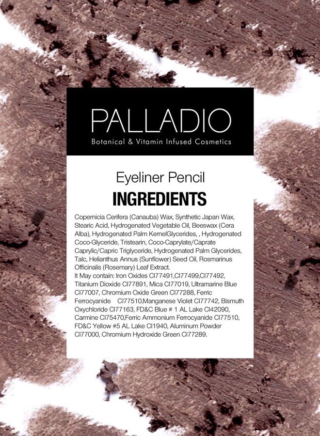 Wooden Eyeliner Pencil, Thin Pencil Shape, Easy Application, Firm yet Smooth Formula, Perfectly Outlined Eyes, Contour and Line, Long Lasting, Rich Pigment, Black