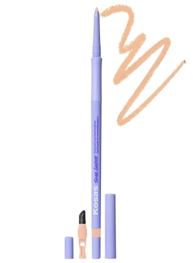 Kosas Soulgazer Waterproof Gel Eyeliner - Long-Lasting, Gravitate - Creamy Beige Matte 0.35g