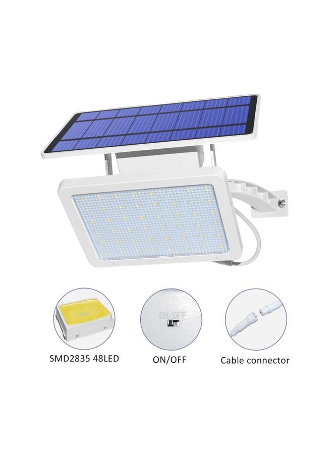 LED Solar Light White 19.7x11.7centimeter