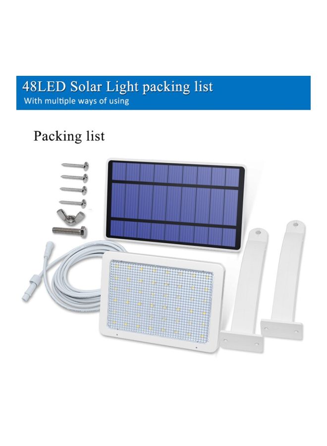 LED Solar Light White 19.7x11.7centimeter