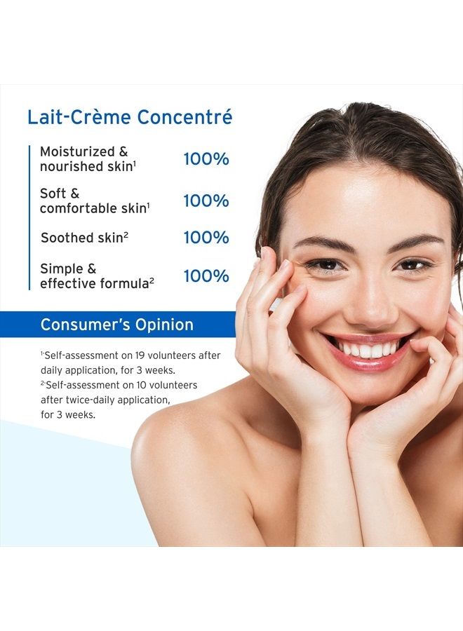 Lait-Crème Concentré, Face Cream & Makeup Primer - Cream for Daily Skincare - Face Moisturizers for All Skin Types (2.54 Fl Oz (Pack of 1))