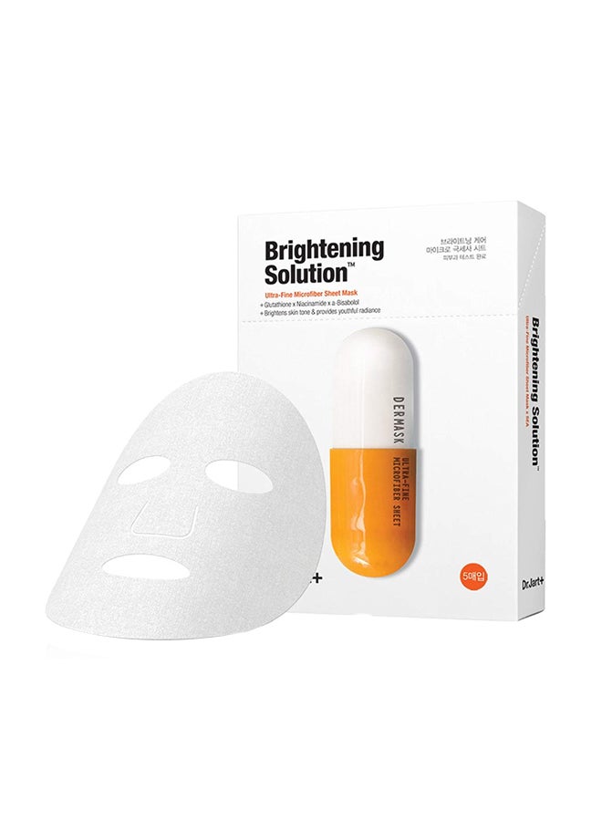 Dermask Brightening Solution Ultra-Fine Microfiber Face Sheet Mask