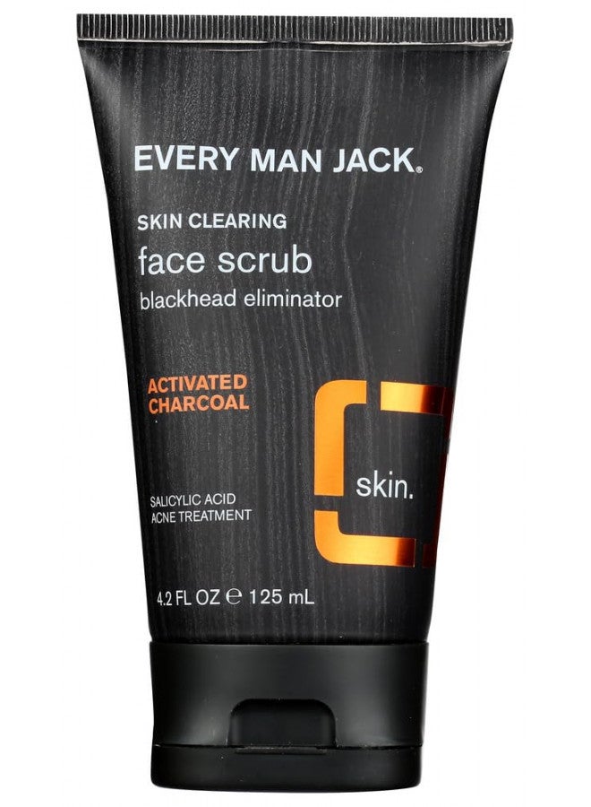 Every Man Jack Skin Clearing Face Scrub, Fragrance Free, 4.2 Fl Oz