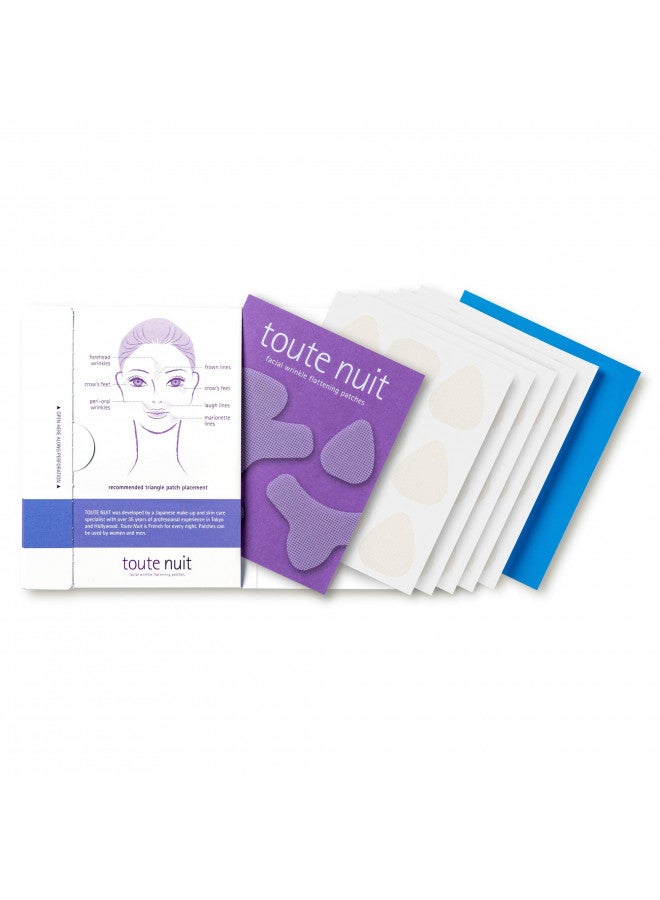 Toute Nuit Wrinkle Patches, Face Tape, Triangle - Forehead, Around Eyes and Lips - 45 Patches