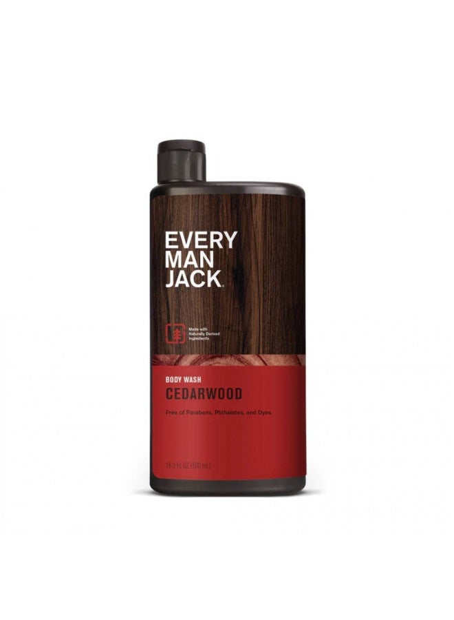 Every Man Jack Body Wash and Shower Gel Cedarwood, 16.9 Ounce