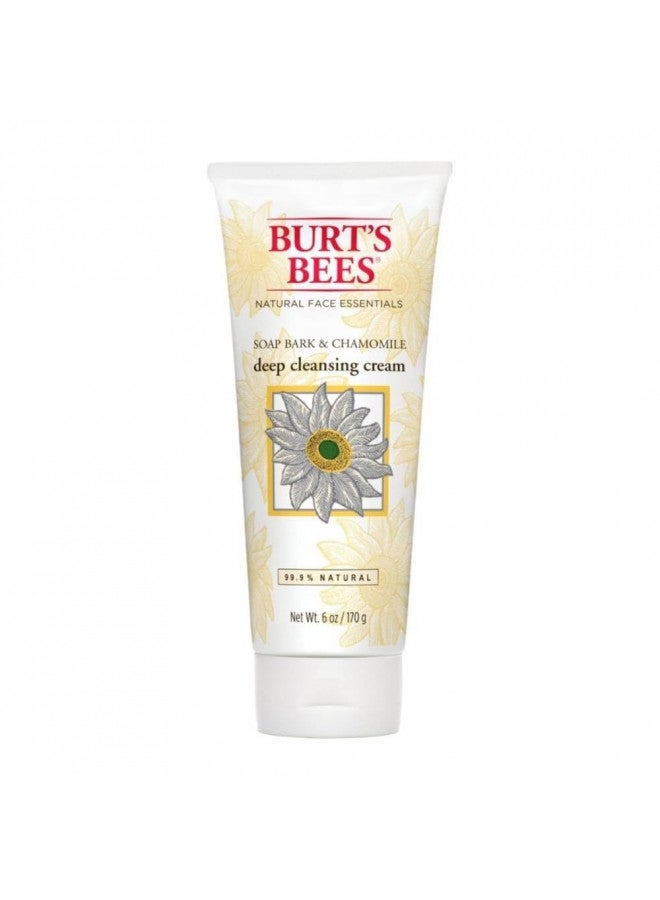 Burt's Bees Soap Bark & Chamomile Deep Cleansing Cream, 6 Oz