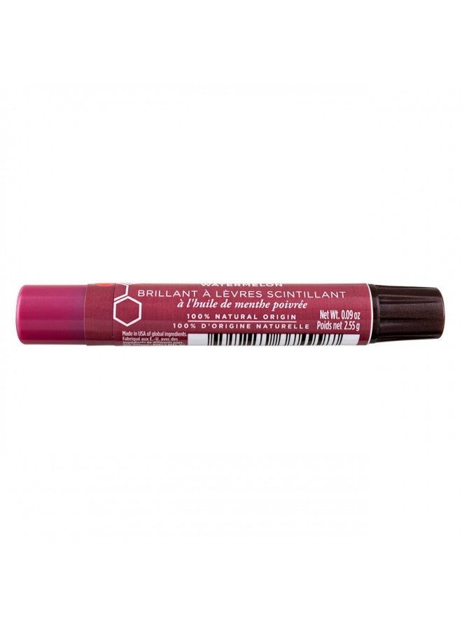 Burt's Bees Lip Shimmer, Watermelon 0.09 oz (Pack of 5)