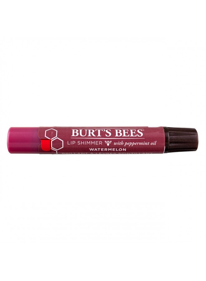 Burt's Bees Lip Shimmer, Watermelon 0.09 oz (Pack of 5)