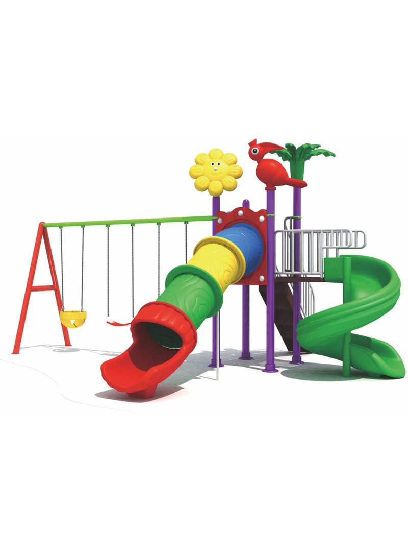 RBW TOYS Multi Purpose Kids Outdoor Playing Equipments. Games For Kids. Play-Ground Toys Area Size 630x540x330cm. MODEL.-12006.