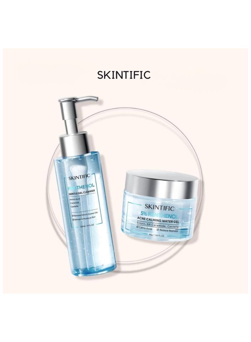 Panthenol Combo Cleanser 120ml & Moisturizer 45g
