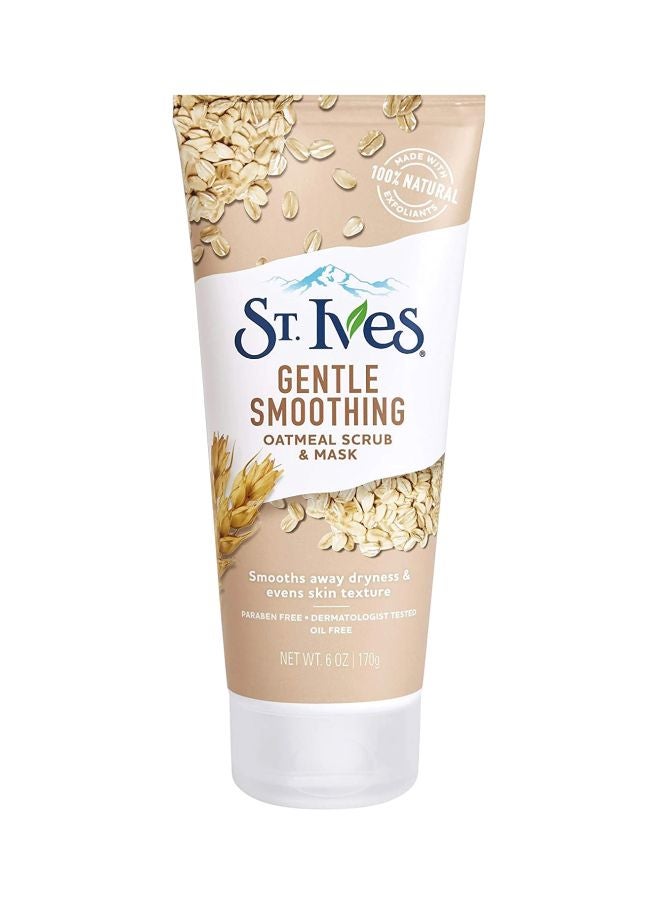 Gental Smoothing Oatmeal Scrub And Mask 170grams