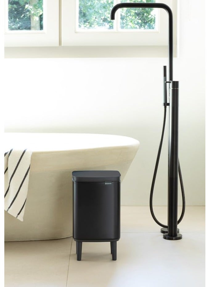 Brabantia Bo Waste Bin Hi, 7L - Matt Black