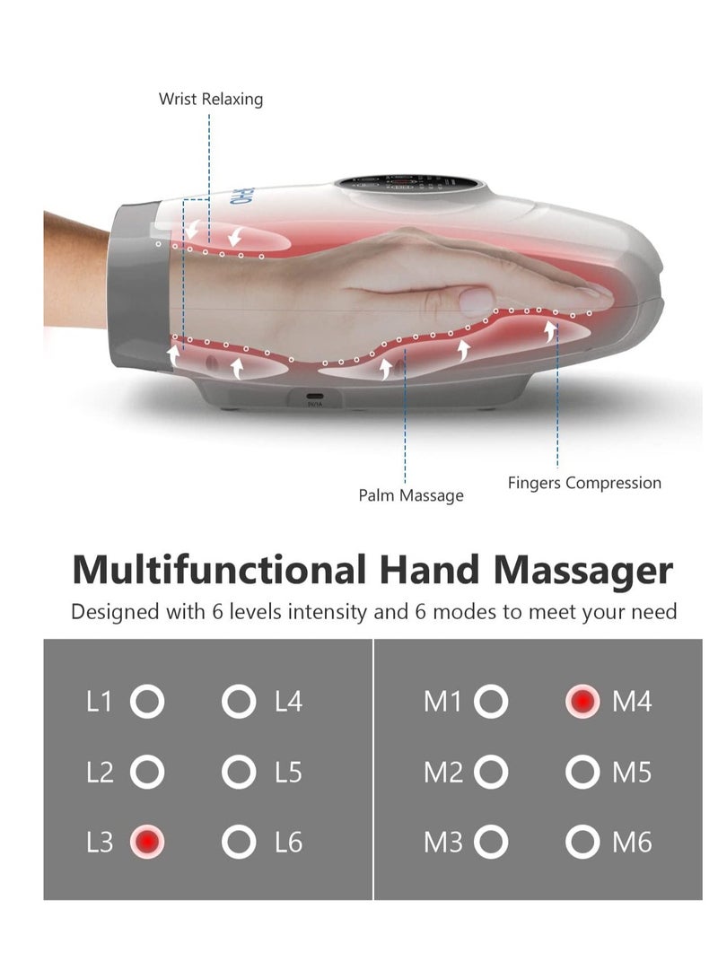 CORDLESS HAND MASSAGER ACUPRESSURE LARGE