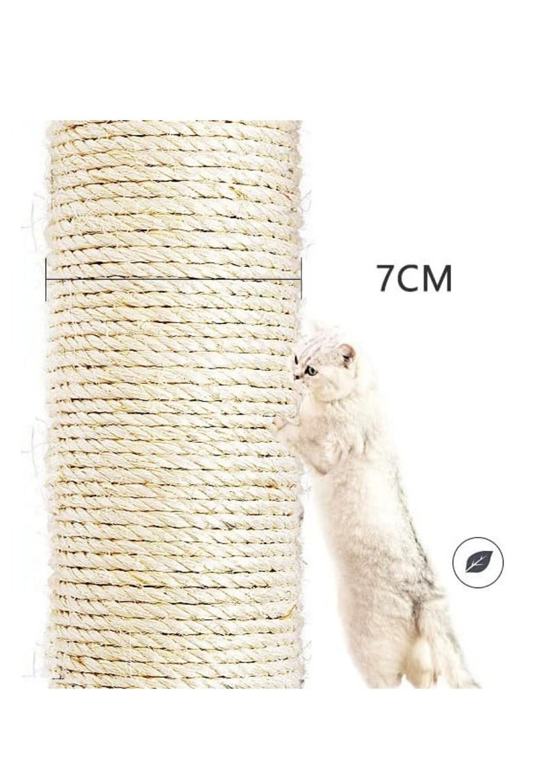 Multi-level Cat Tree for Indoor Cats Cat Tree House Tower Sisal Rope Scratching Post Pet Climber Scratcher with Hanging Toy for Adult Cat Kitten Indoor Play Sleeping 164cm