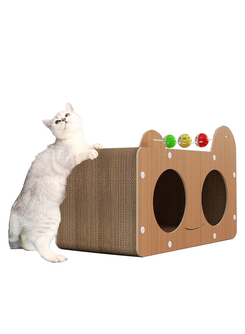 New Cat Scratcher and Bed 2-in-1, Durable and Versatile Enlarged Space for Play and Rest