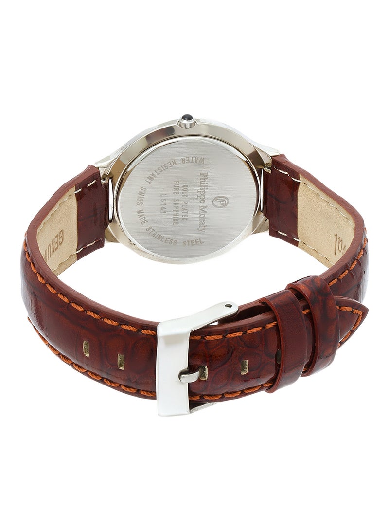 women Leather Analog Wrist Watch L6141Wm