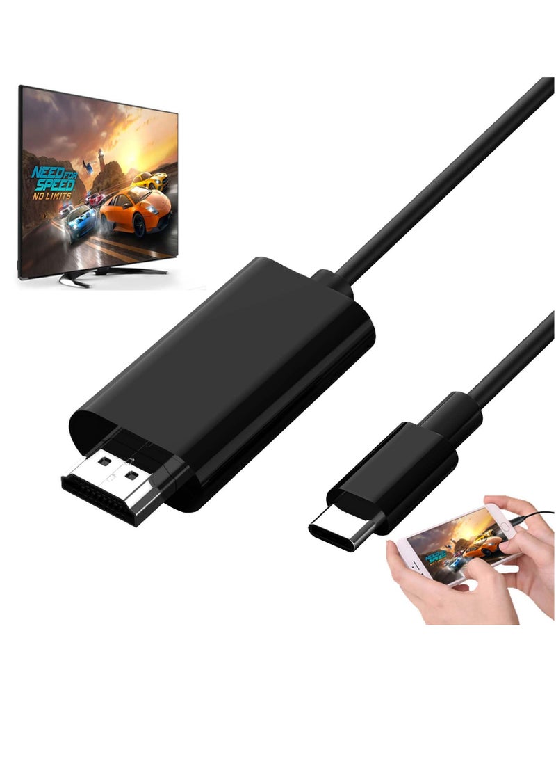 4K HDMI Adapter MHL Converter Cable for iPhone 15 Pro Max Samsung Galaxy USB Type C Android Phones to TV Projector Monitor