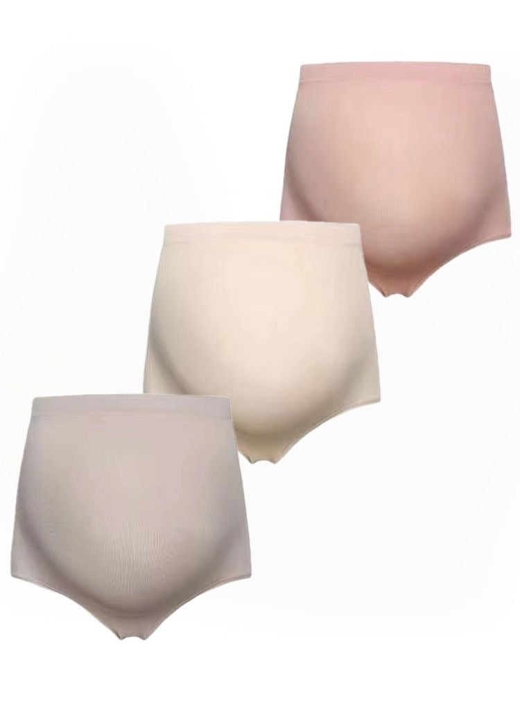 Maternity Panties High Waisted Belly Support Maternity Pants 3-Pack