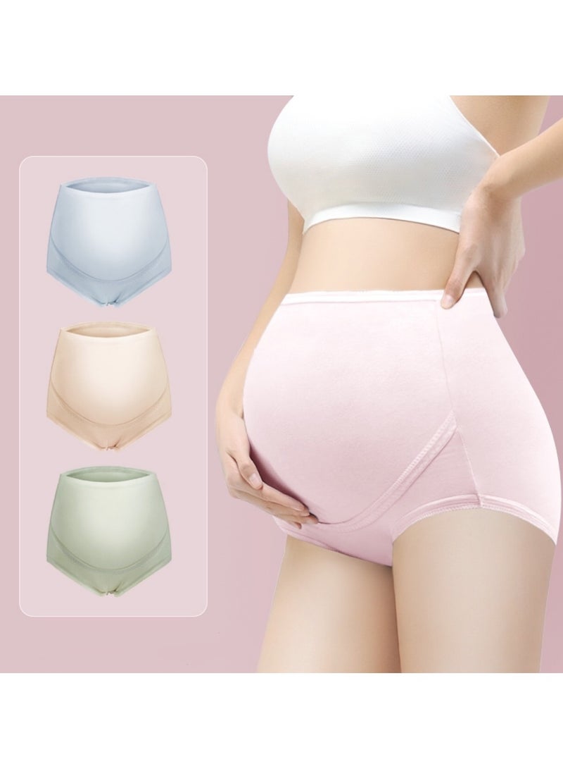 Maternity Panties High Waisted Belly Support Maternity Pants 3-Pack