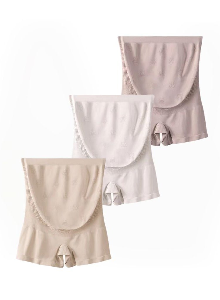 Maternity Panties High Waisted Belly Support Maternity Pants 3-Pack