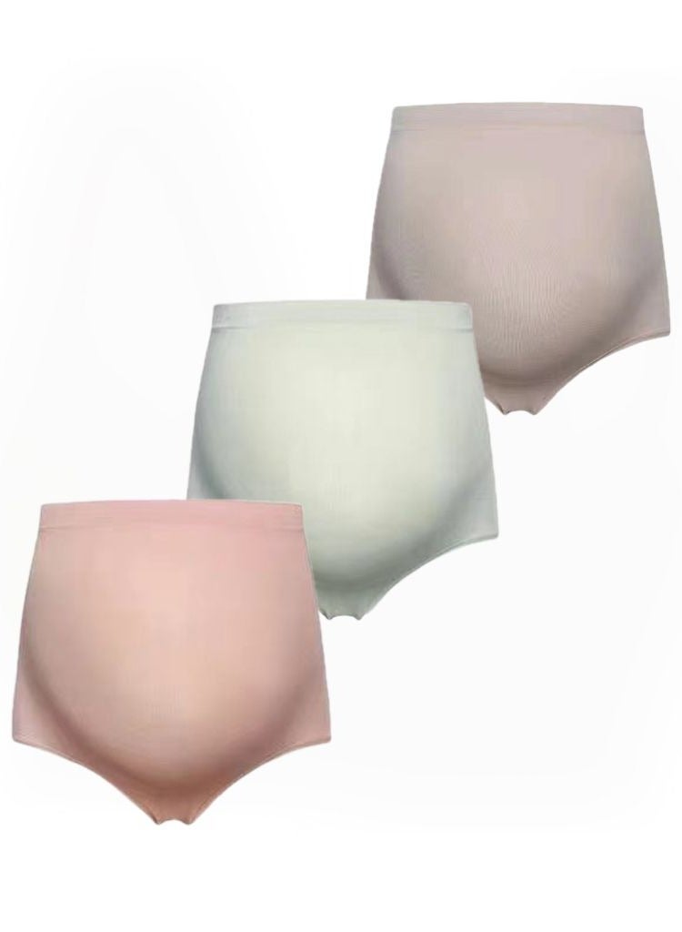 Maternity Panties High Waisted Belly Support Maternity Pants 3-Pack