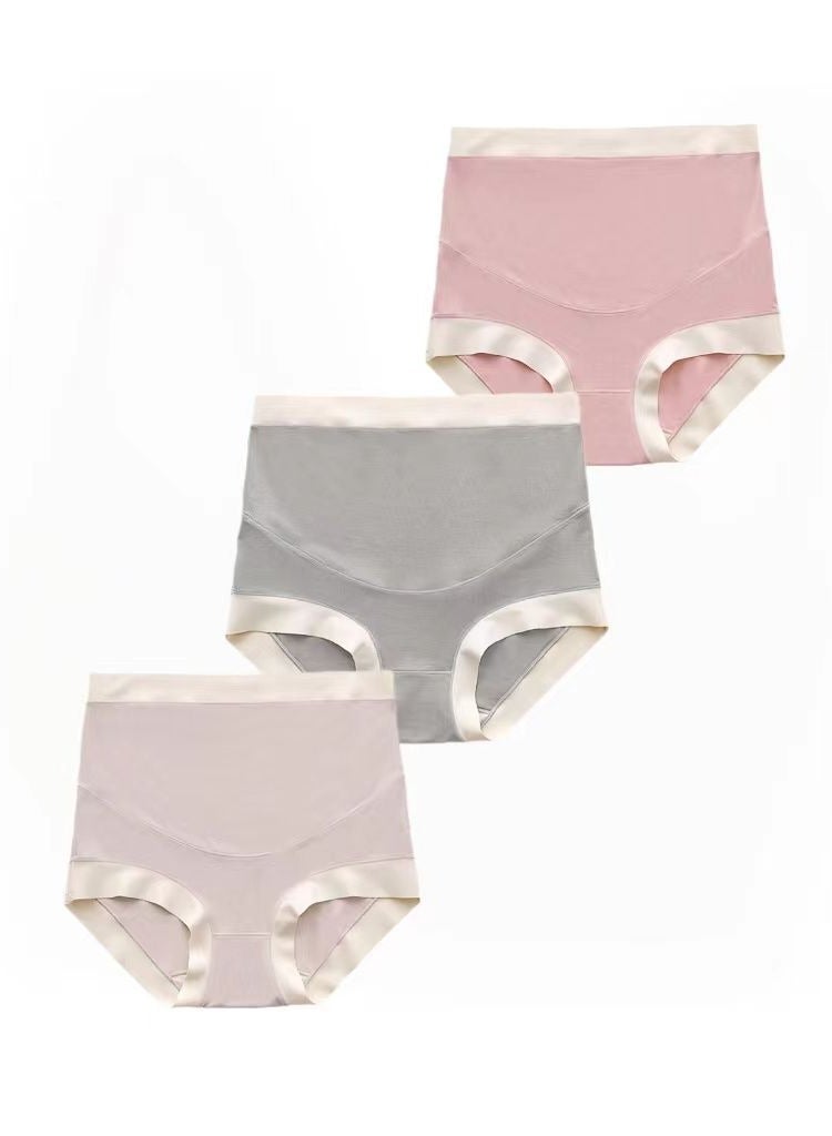 Maternity Panties High Waisted Belly Support Maternity Pants 3-Pack