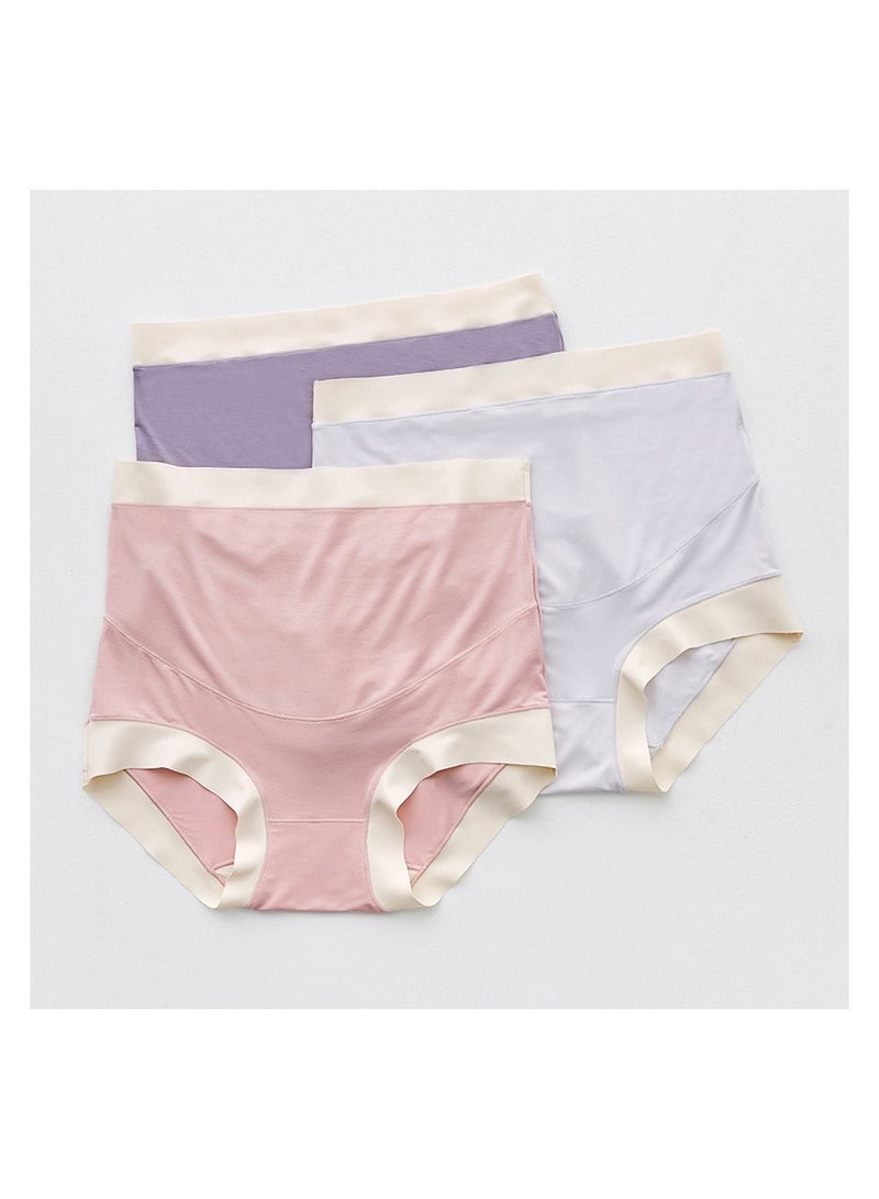 Maternity Panties High Waisted Belly Support Maternity Pants 3-Pack