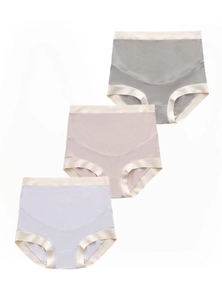 Maternity Panties High Waisted Belly Support Maternity Pants 3-Pack