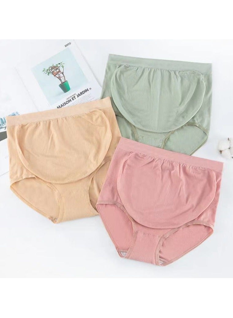 Maternity Panties High Waisted Belly Support Maternity Pants 3-Pack