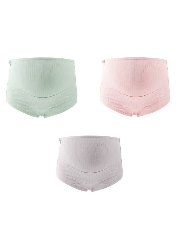 Maternity Panties High Waisted Belly Support Maternity Pants 3-Pack