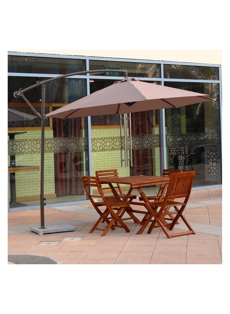 Umbrella Parasol with Granite Stand