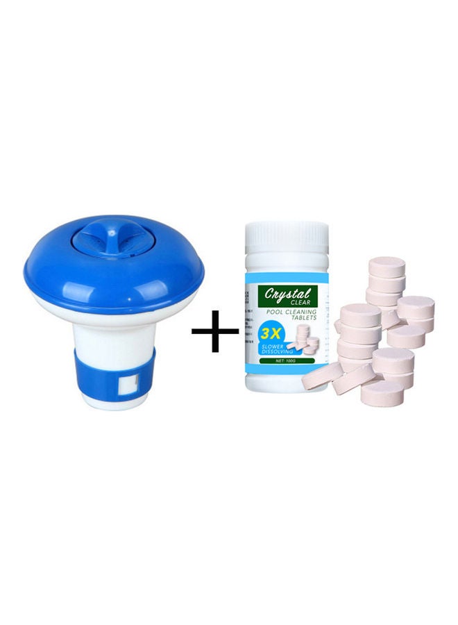 Pool Cleaning Float And Purifier Tablets Kit Multicolour