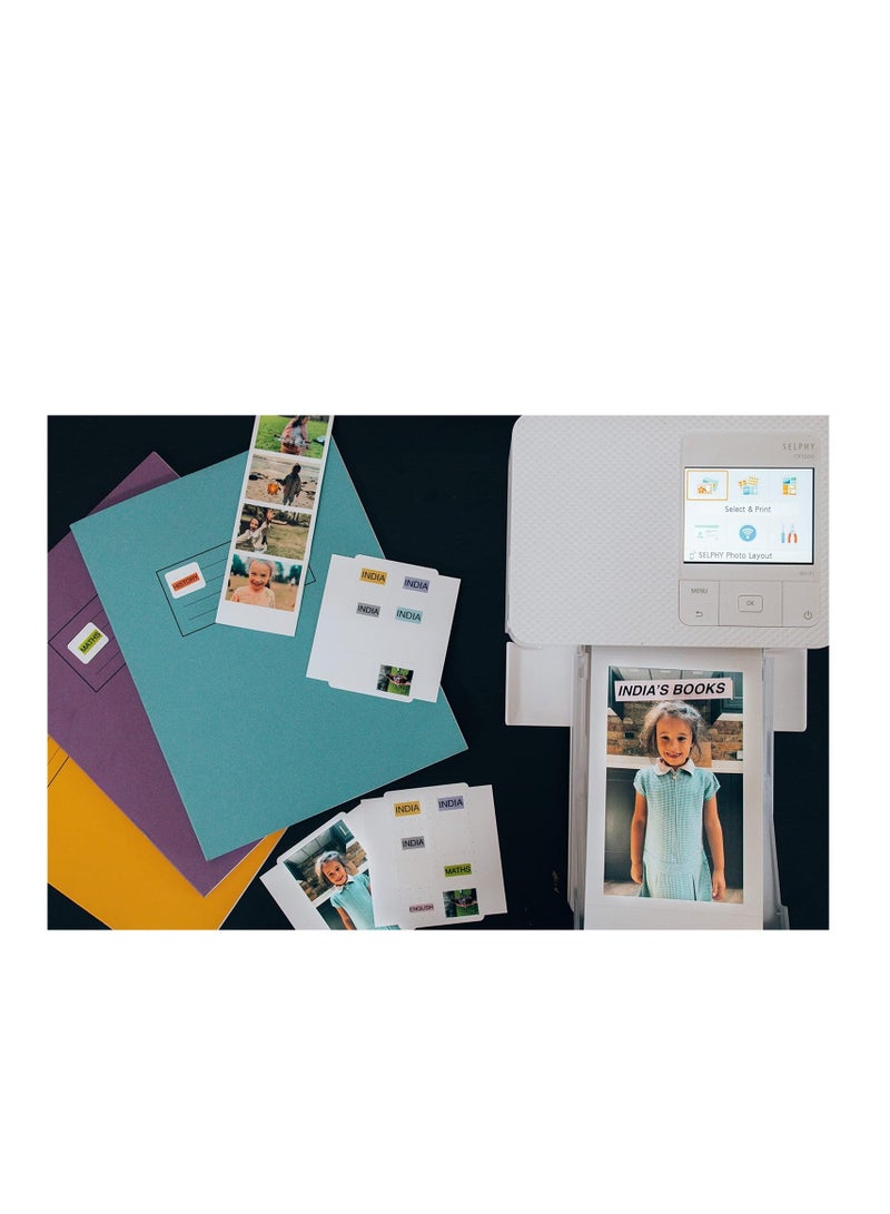 SELPHY Compact Photo Printer Postcard Size Color Ink/Paper Set RP-108 ( Pack of 5 )