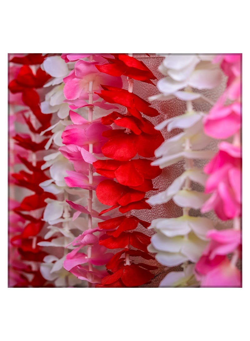 Pack of 4  Artificial Westeria Flower Vine 2m