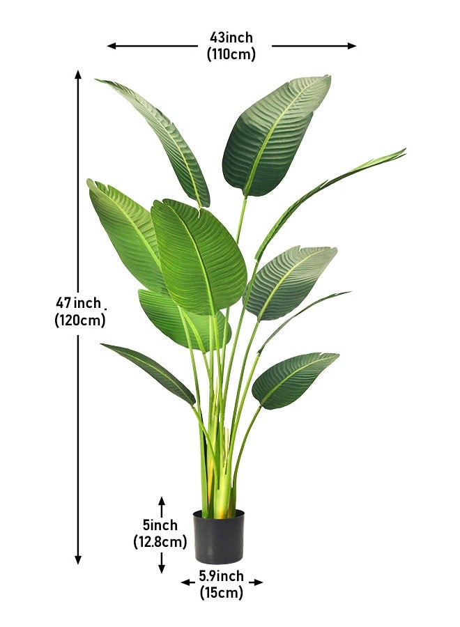 Artificial bird of paradise plant artificial banana tree 120cm