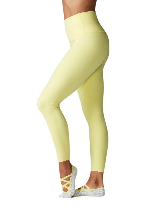SCALLOP HIGH WAISTED 7/8 TIGHT WILD FLOWER SMALL