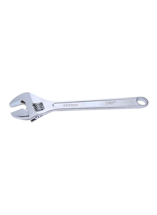 Adjustable Wrench Silver 450mm