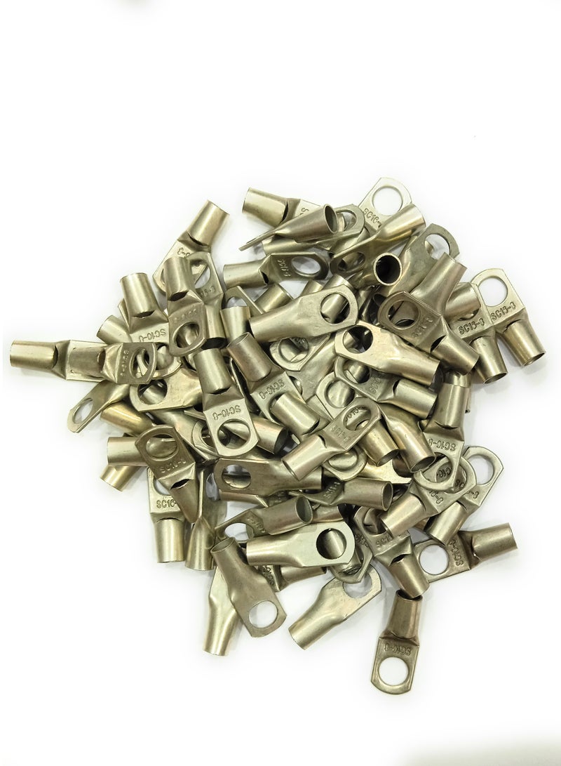 Crimp Cable Copper Lugs Size(2.5-4)mm 100Pcs