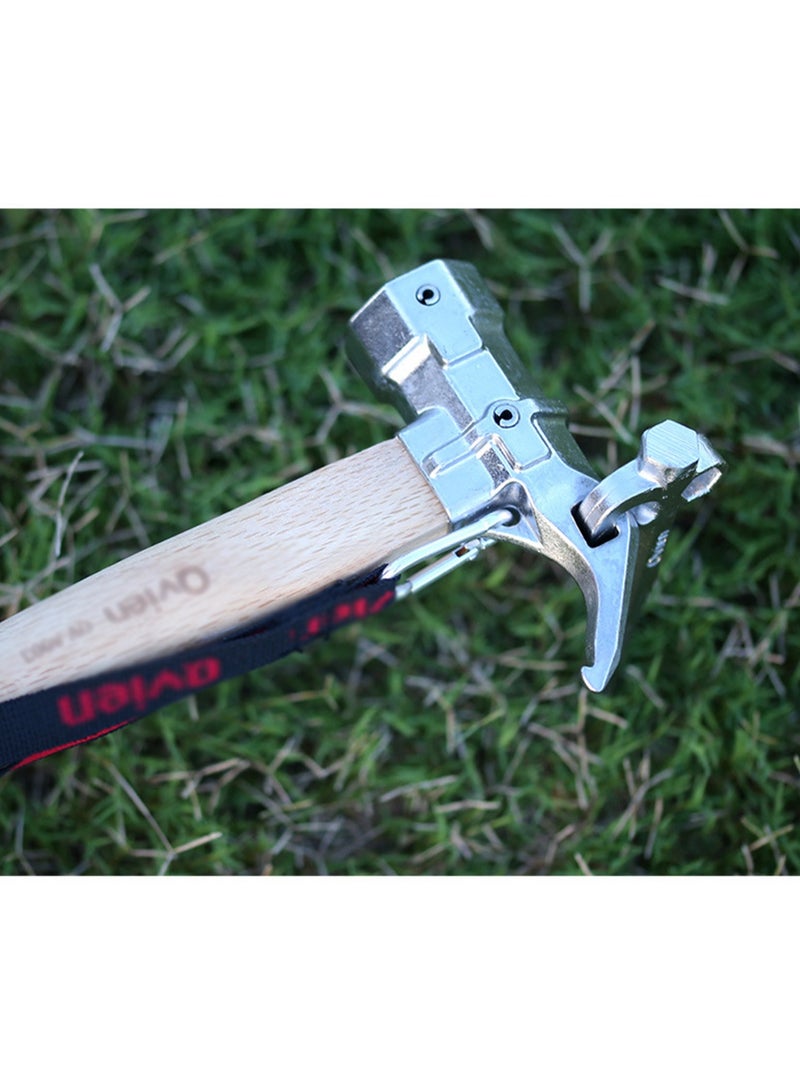 Steel Hammer with Wood Handle Steel Peg Hammer Tent Hammer